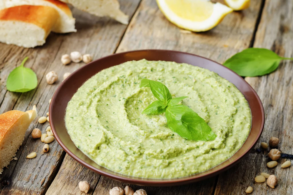 Zielony hummus Zielony hummus