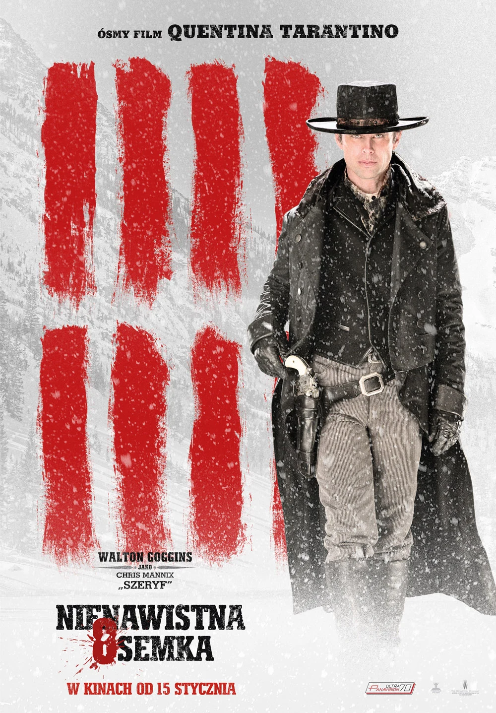 "Nienawistna ósemka": Walton Goggins jako Chris Mannix