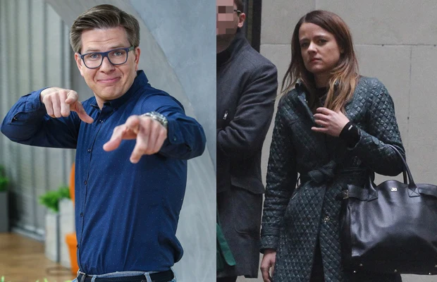 Filip Chajzer z żoną Julią widuje się już tylko na sali sądowej