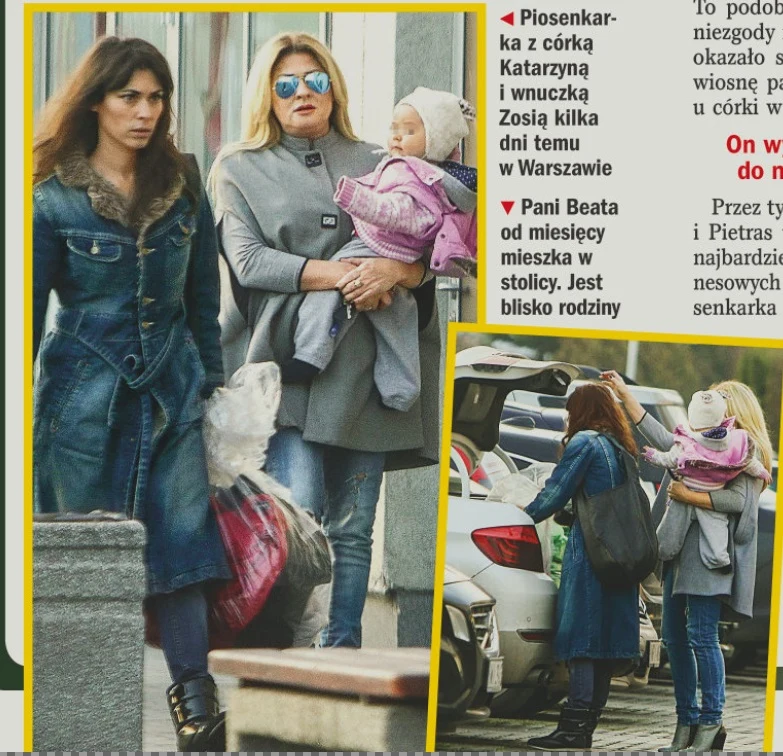 Beata z córka i wnuczką Beata z córka i wnuczką