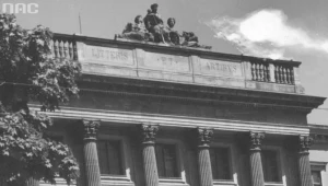 Fasada Politechniki Lwowskiej - jednego z reprezentacyjnych budynków polskiego Lwowa (zdj. archiw. z 1939 r.)