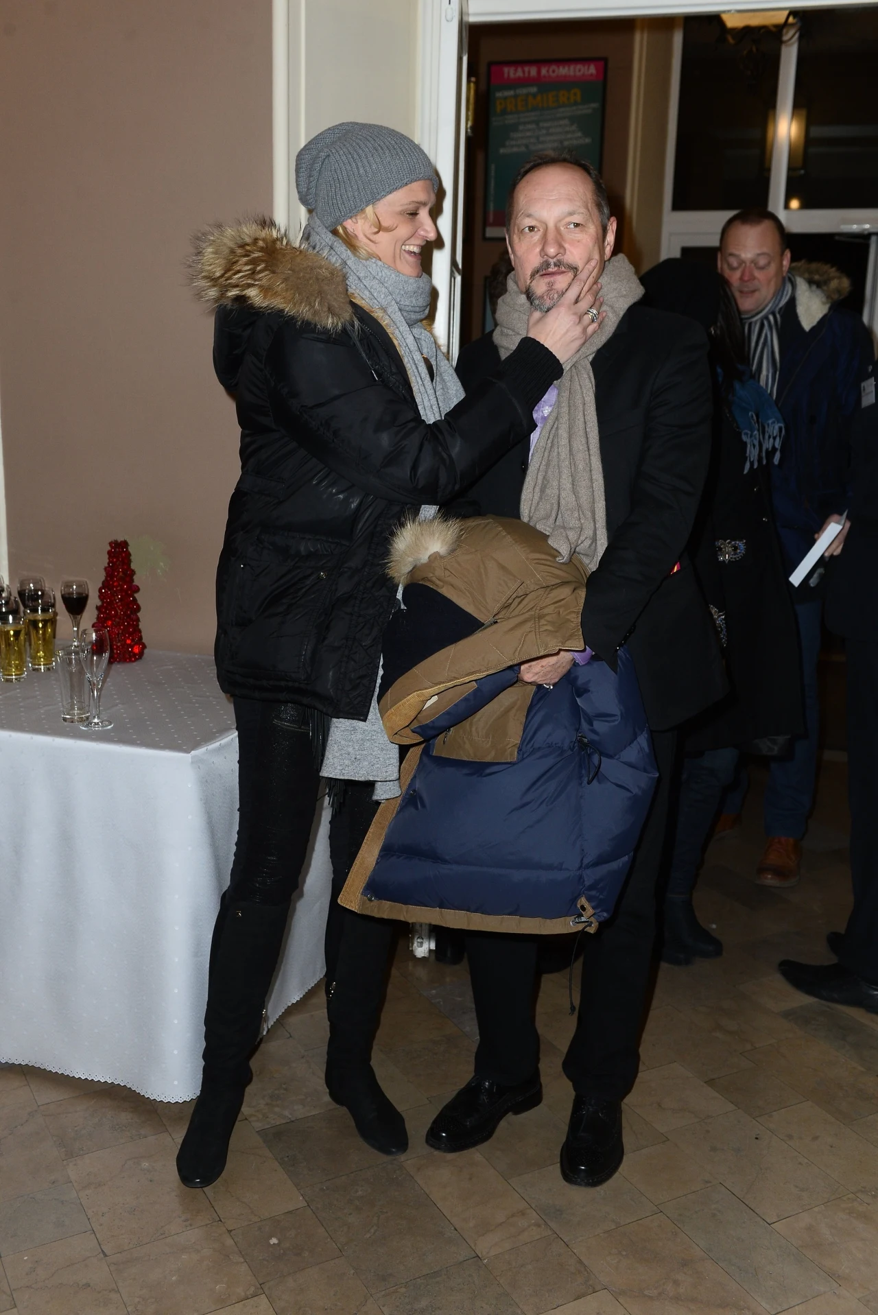 Tomasz Dedek z żoną