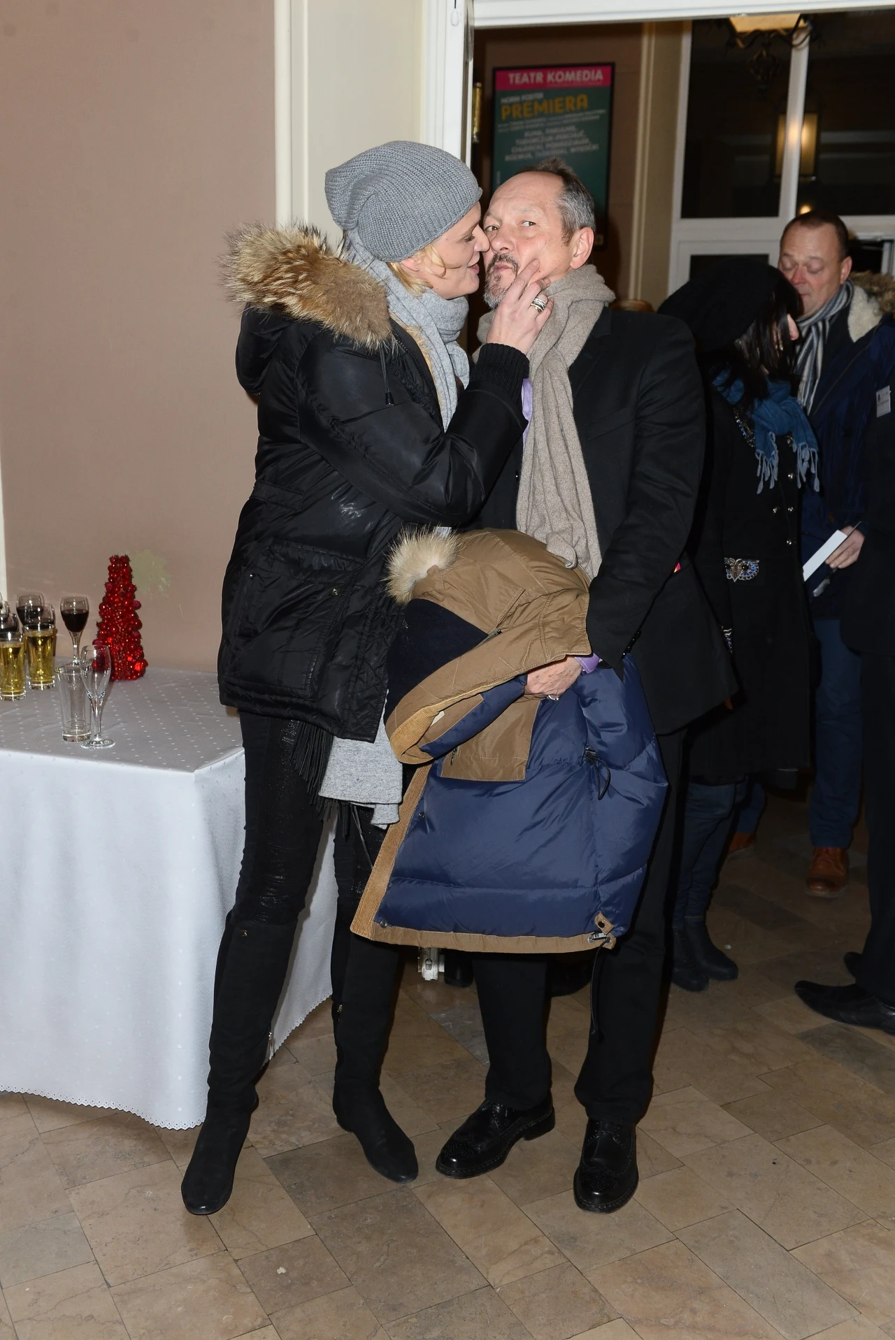 Tomasz Dedek z żoną