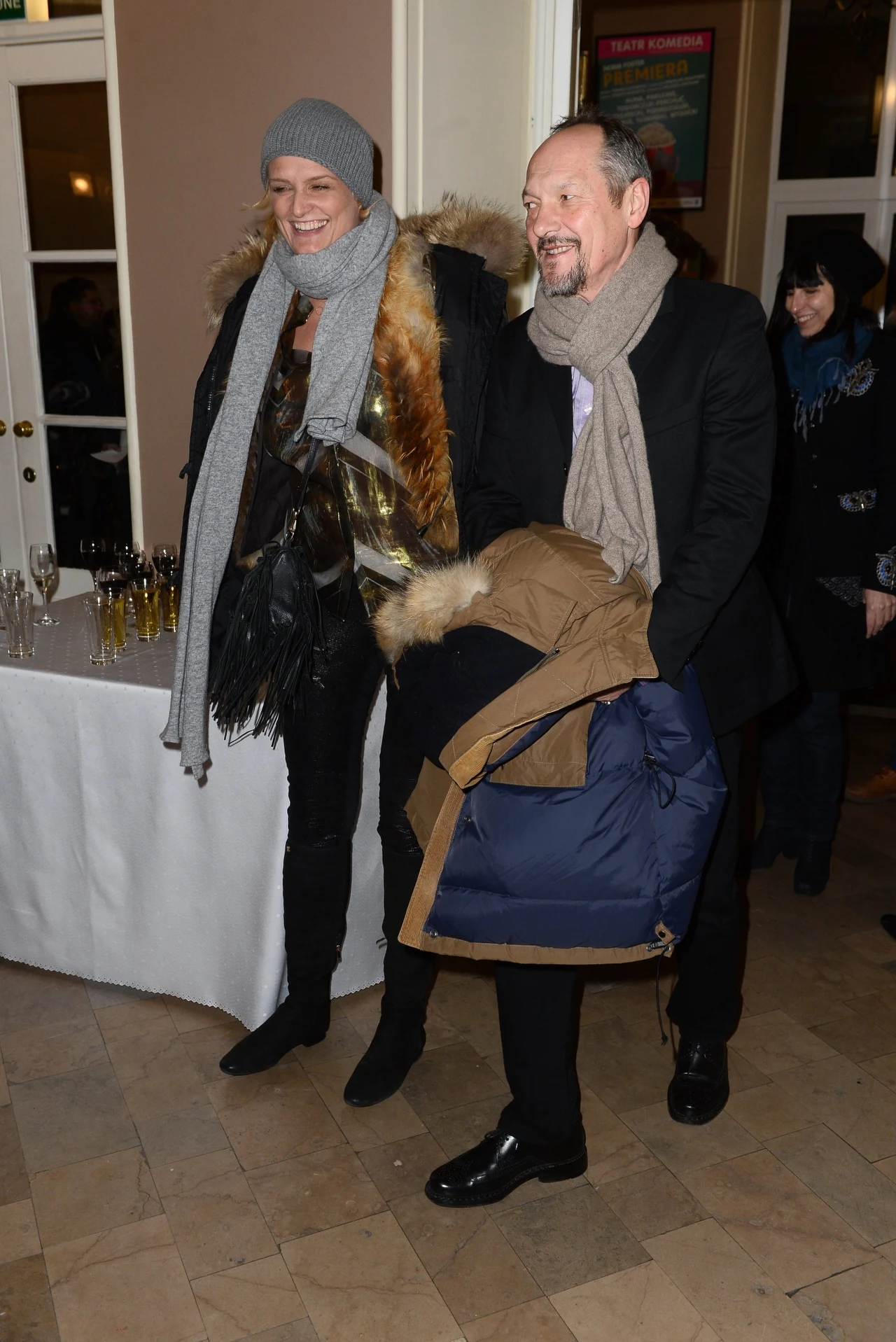 Tomasz Dedek z żoną