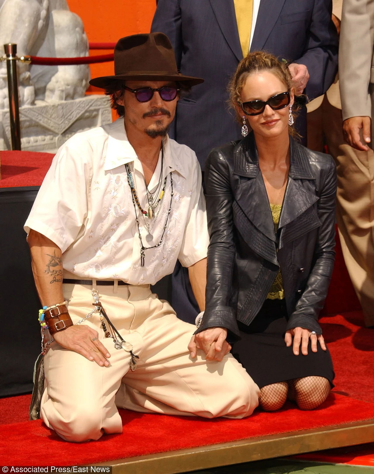 Johnny Depp z Vanessą Paradis Johnny Depp z Vanessą Paradis