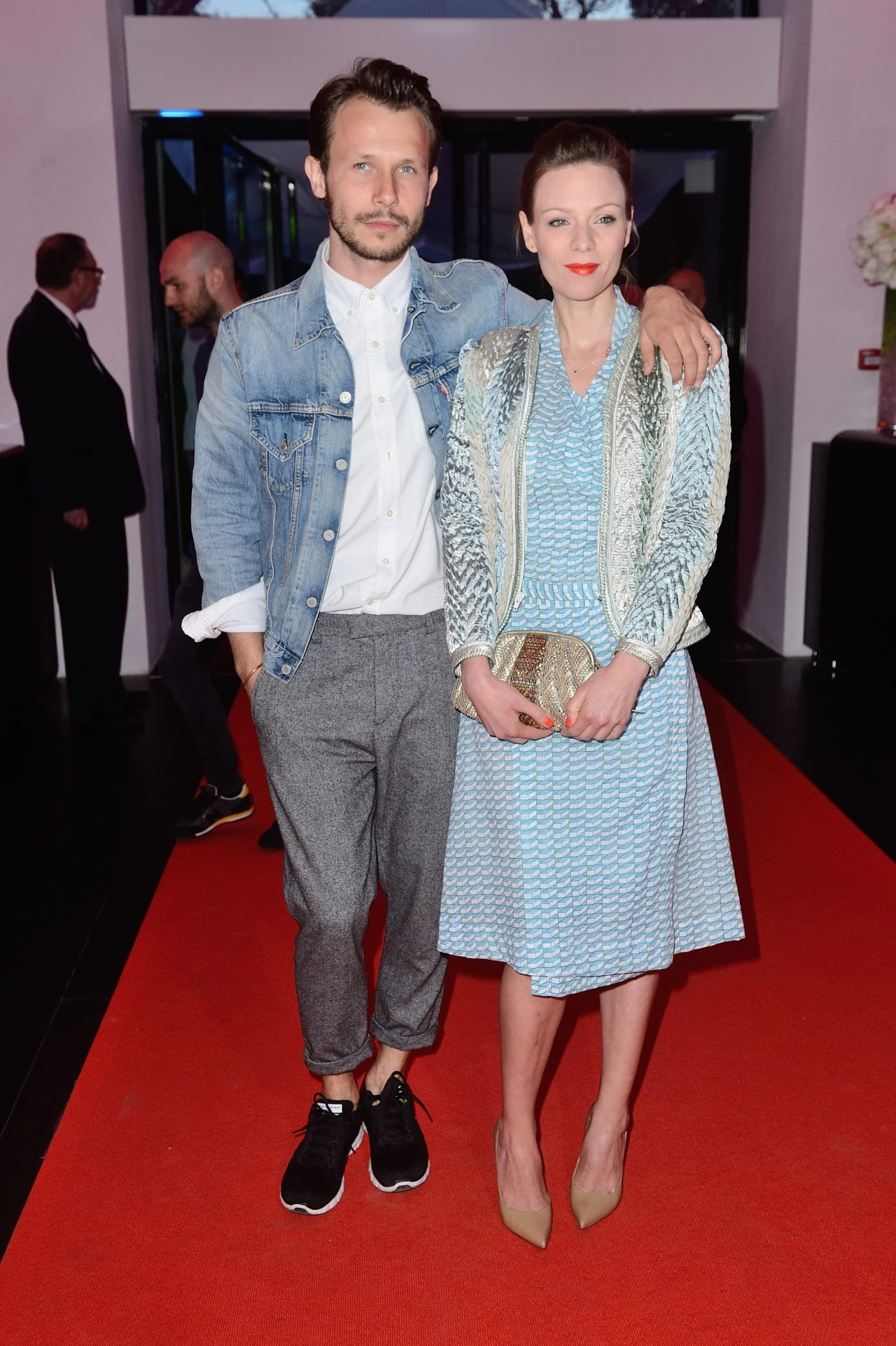 Magdalena Boczarska i Mateusz Banasiuk na jednej z imprez Magdalena Boczarska i Mateusz Banasiuk na jednej z imprez