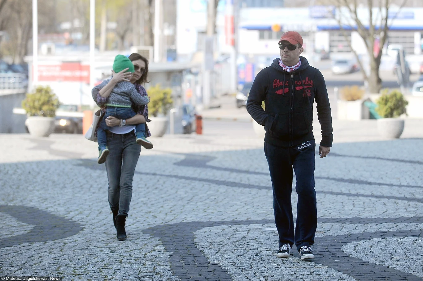 Katarzyna Glinka z synkiem i byłym mężem Katarzyna Glinka z synkiem i byłym mężem