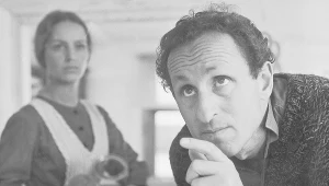 Franciszek Pieczka z Anną Milewską w filmie "Żywot Mateusza" (1967)