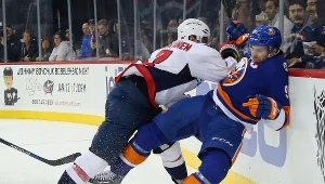 W meczu New York Islanders - Washington Capitals nie brakowało ostrych spięć