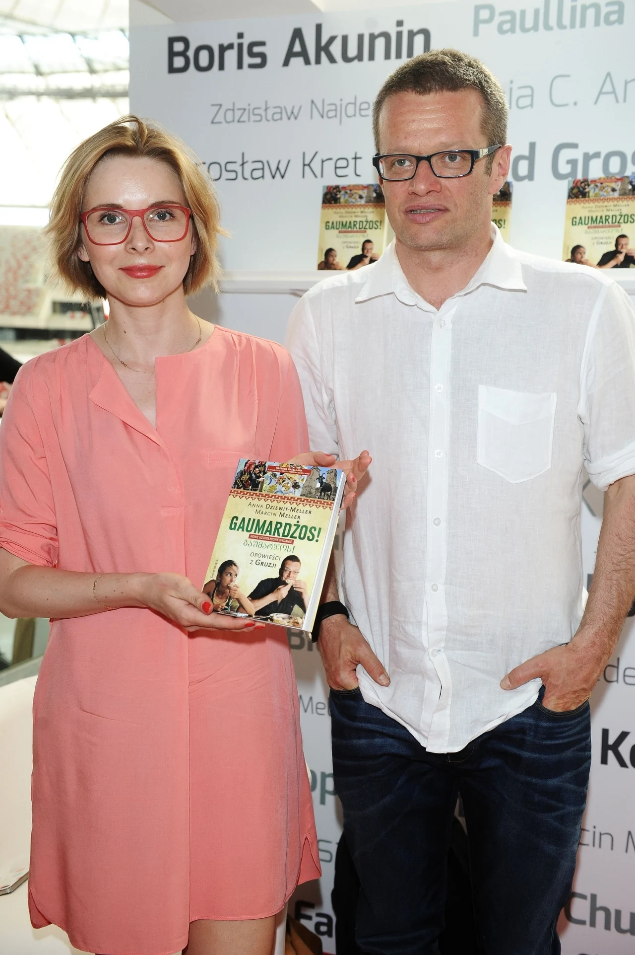 Marcin Meller z żoną Marcin Meller z żoną