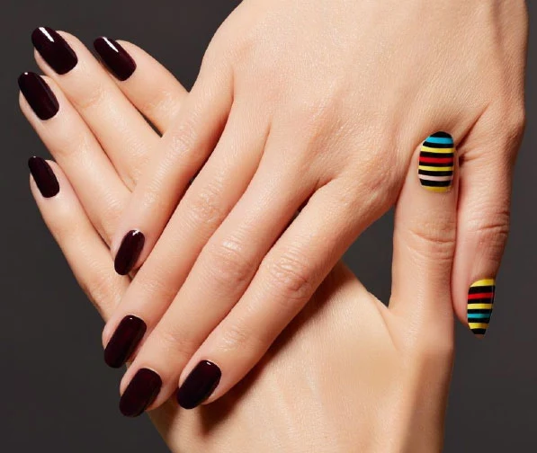 Trend: paski, fot. @mpnails