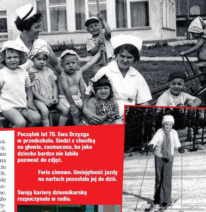 Ewa Drzyzga w latach 70. Ewa Drzyzga w latach 70.
