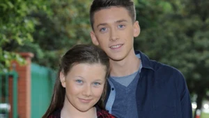 Kasia (Julia Królikowska), Dominik (Mateusz Kwiatkowski).  