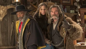 Samuel L. Jackson, Jennifer Jason Leigh i Kurt Russell w filmie "Nienawistna ósemka"