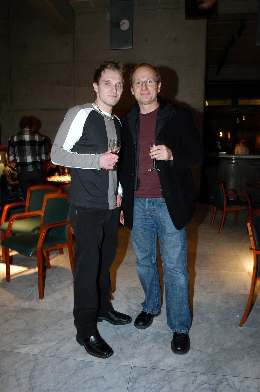 Marcin Klimczak, na zdj. z Markiem Kościkiewiczem Marcin Klimczak, na zdj. z Markiem Kościkiewiczem