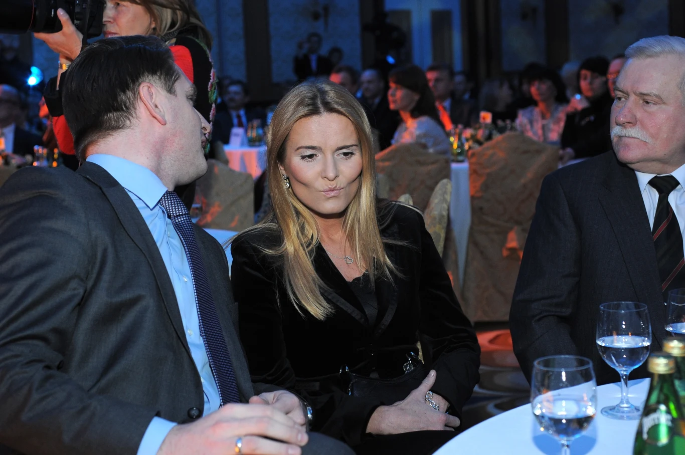 Hanna z Tomkiem i Lechem Wałęsą Hanna z Tomkiem i Lechem Wałęsą