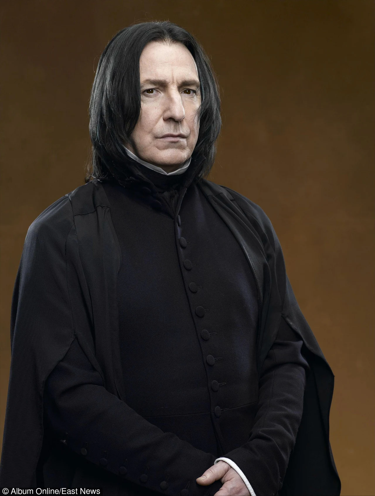 Alan Rickman w kostiumie Sewerusa Snape'a