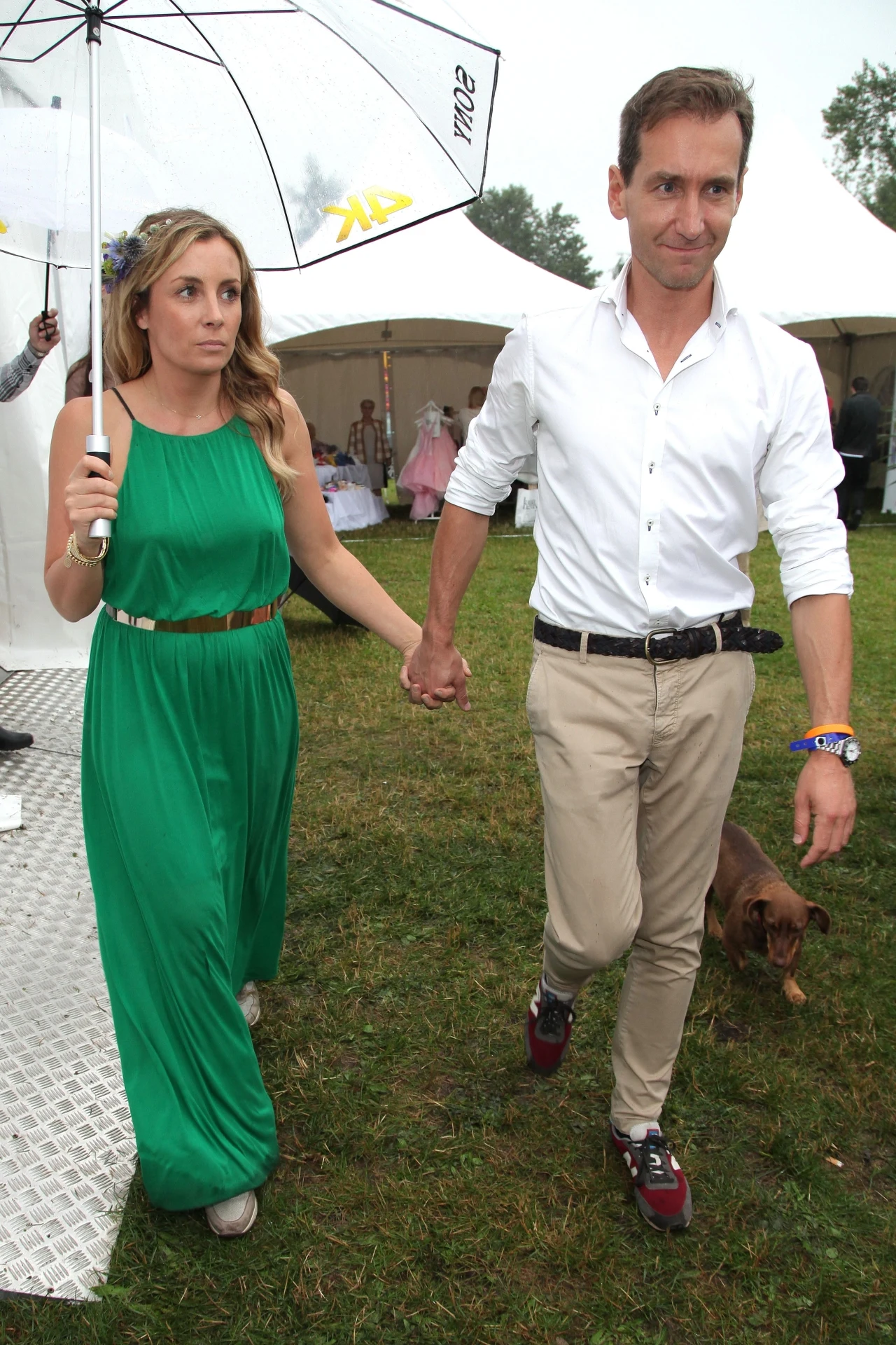 Piotr Kraśko z żoną