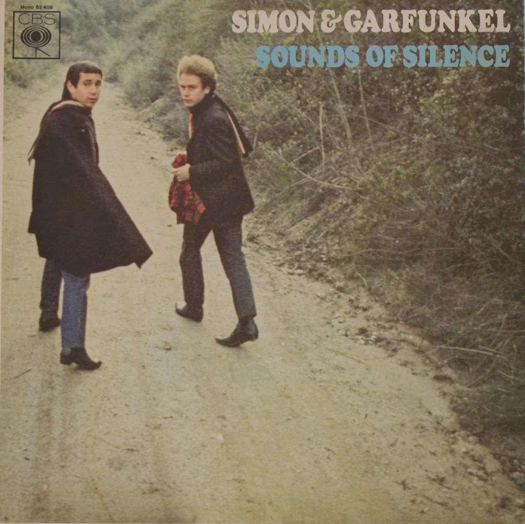 Simon & Garfunkel na okładce płyty "Sounds of Silence"