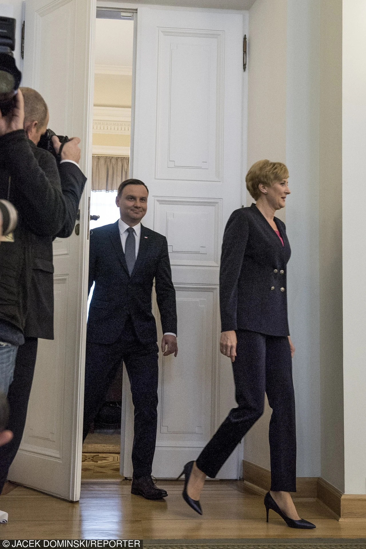 Agata Duda z mężem