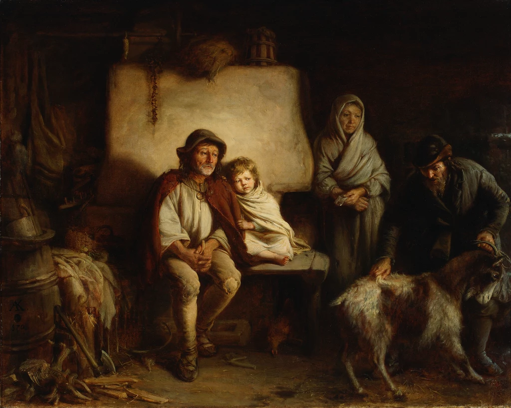 Aleksander Kotsis, Ostatnia chudoba, 1870 Aleksander Kotsis, Ostatnia chudoba, 1870