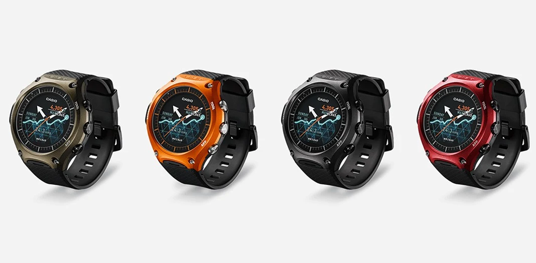 Casio WSD-F10 - gama kolorystyczna