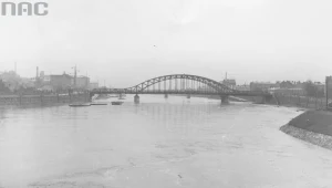 Most Józefa Piłsudskiego na Wiśle w Krakowie - widok ogólny