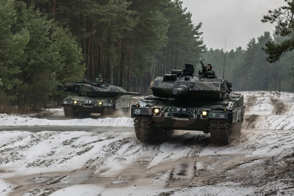 Żagańskie Leopardy na poligonie