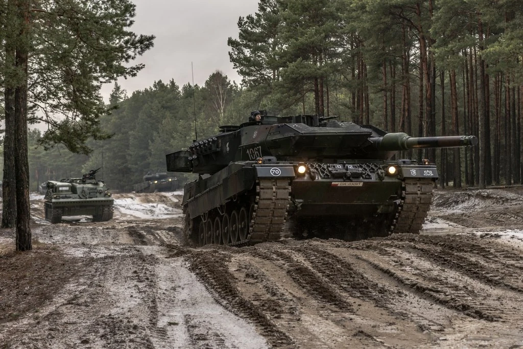 Żagańskie Leopardy na poligonie