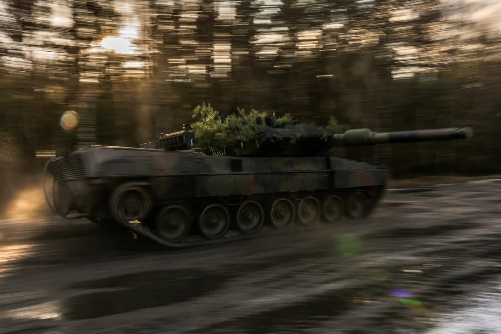 Żagańskie Leopardy na poligonie