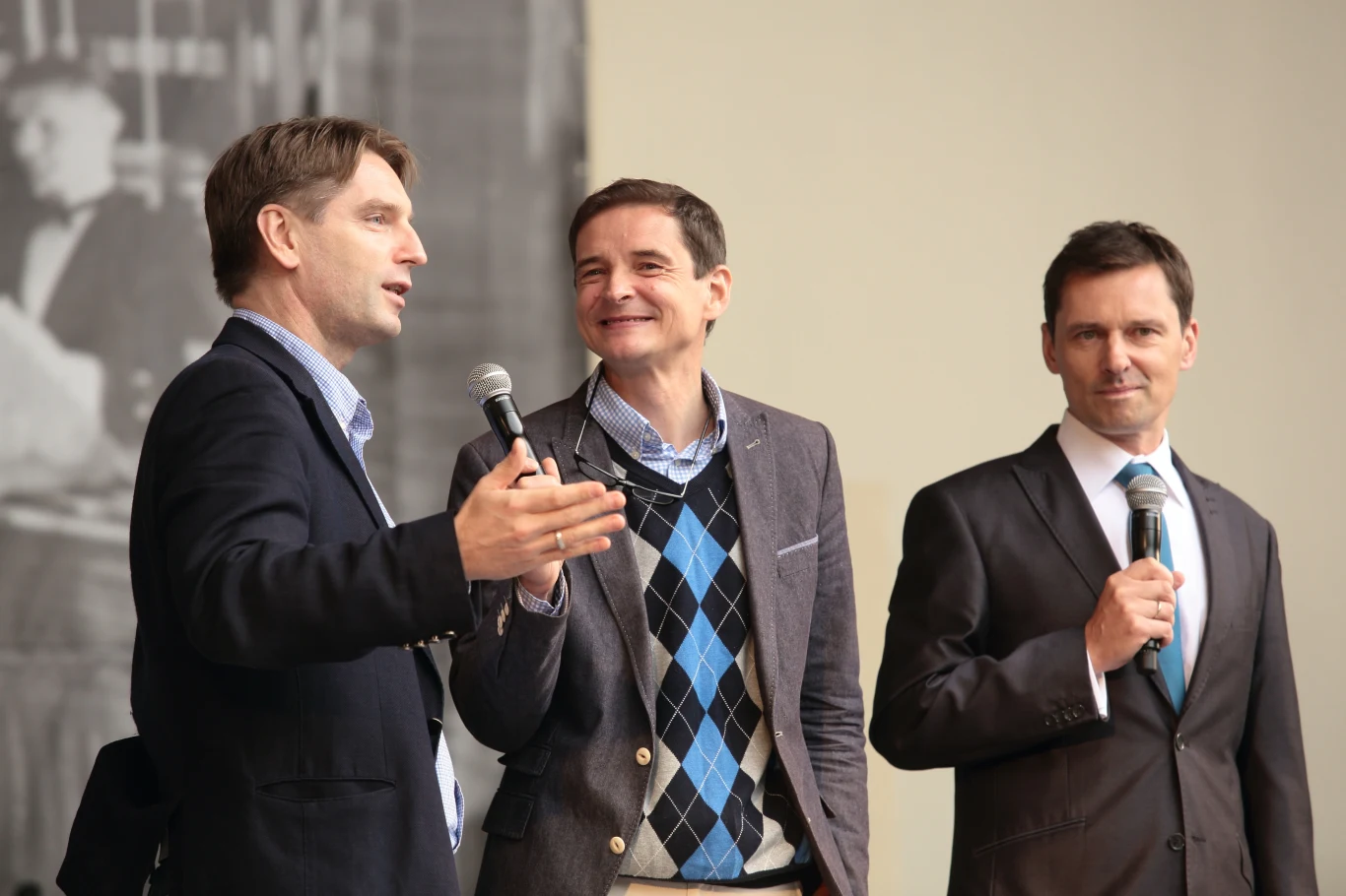 Tomasz Lis, Przemyslaw Babiarz, Krzysztof Ziemiec Tomasz Lis, Przemyslaw Babiarz, Krzysztof Ziemiec