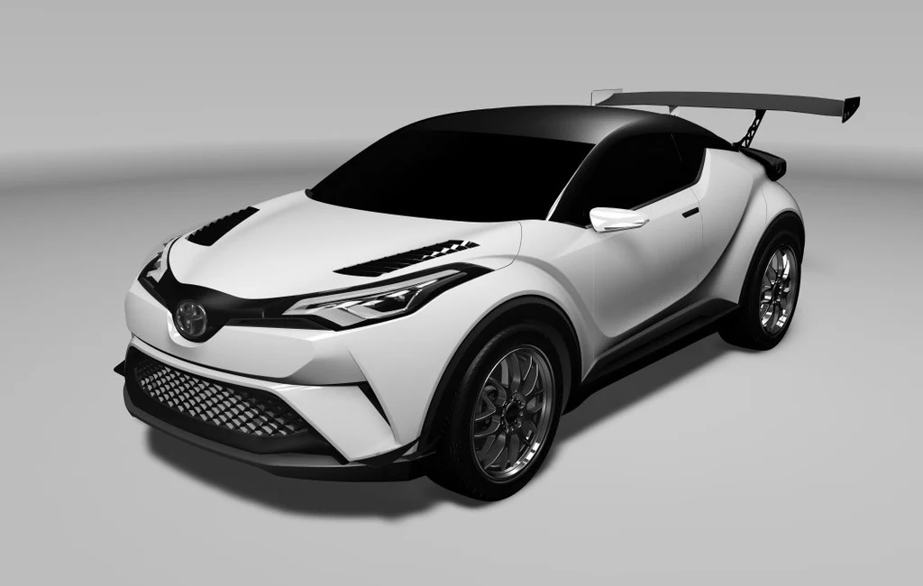 Toyota C-HR przygotowana przez Toyota GAZOO Racing