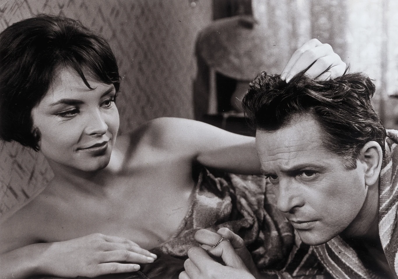 Teresa Tuszyńska z Janem Machulskim w "Drugim człowieku"