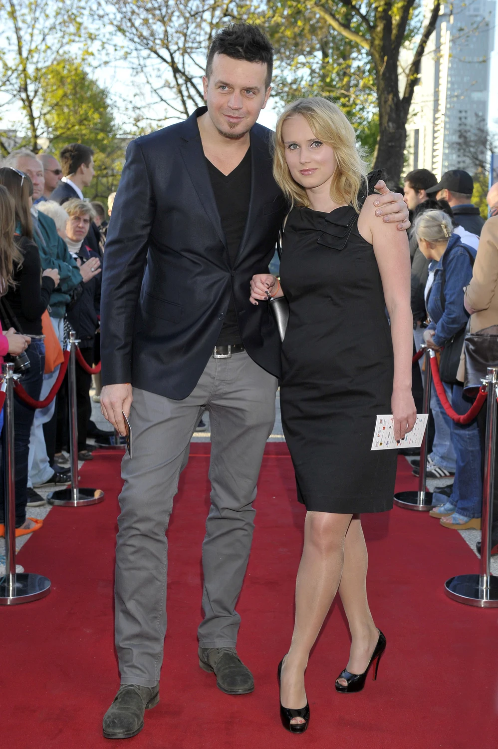 Marcin Wrona i Olga Szymańska na festiwalu w Gdyni