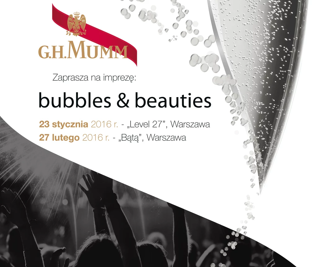 W Warszawie odbędą się dwie imprezy z cyklu "bubbles&beauties"