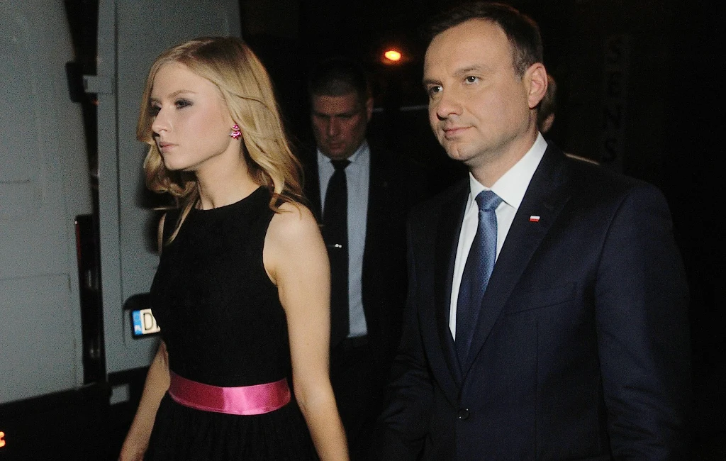 Andrzej Duda z córką Kingą
