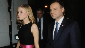 Andrzej Duda z córką Kingą