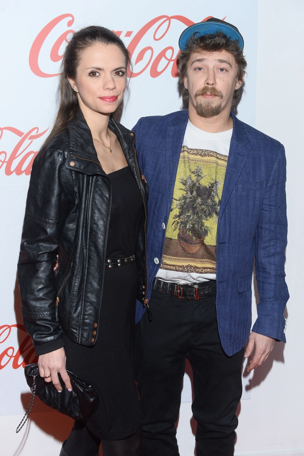 Bartosz Obuchowicz z żoną Bartosz Obuchowicz z żoną