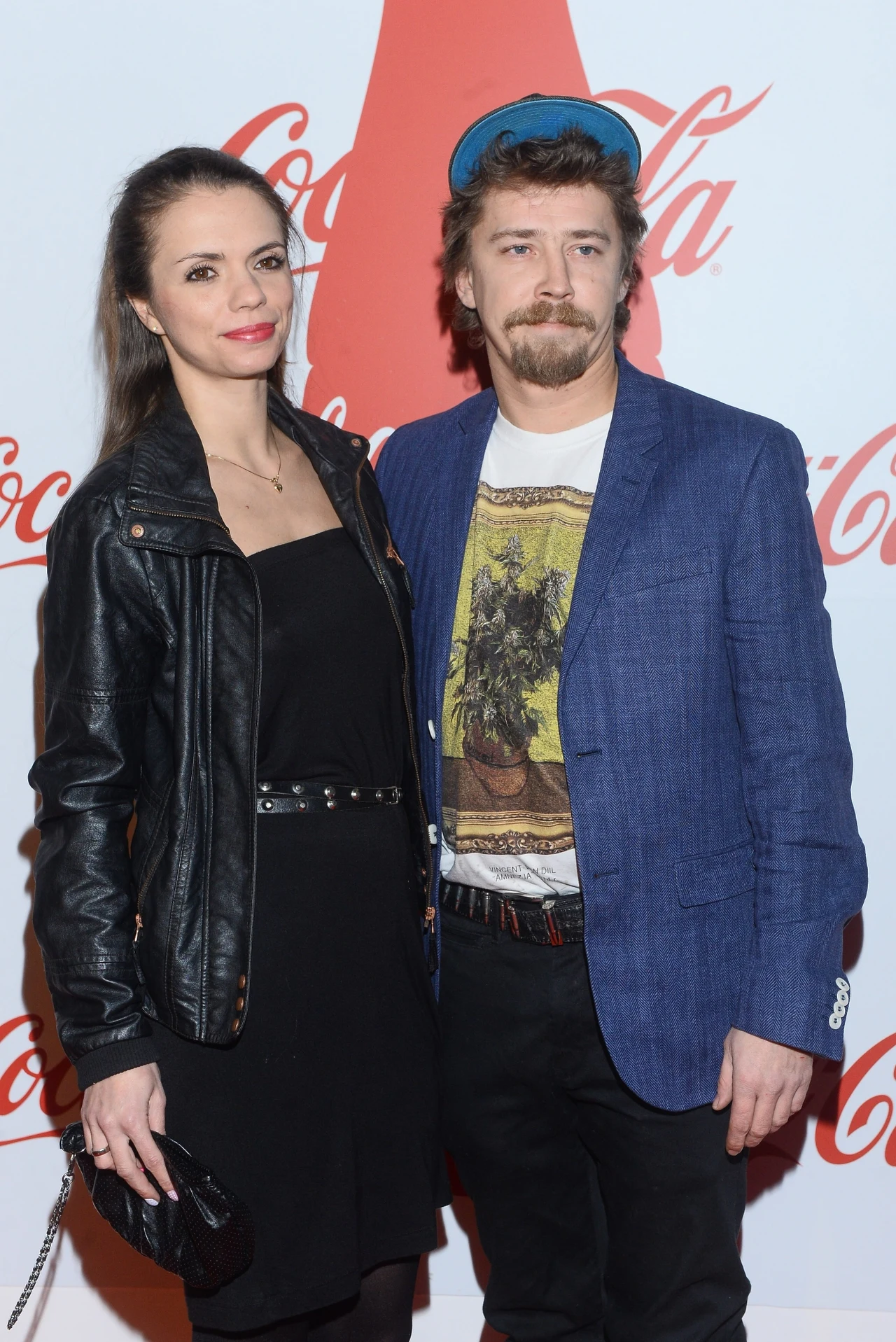 Bartosz Obuchowicz z żoną Bartosz Obuchowicz z żoną