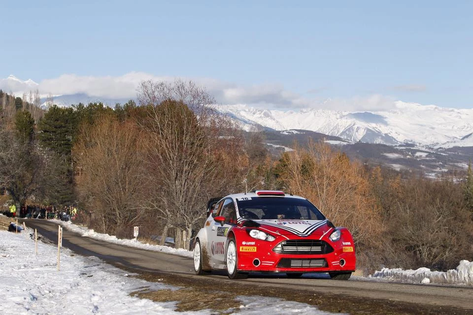 Robert Kubica na trasie Rajdu Monte Carlo