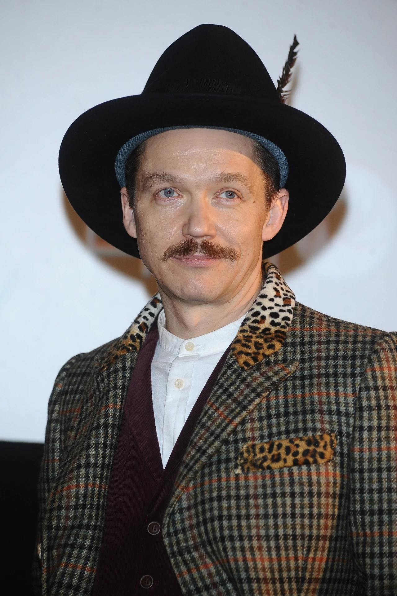 Wojtek Mazolewski na premierze filmu "Excentrycy", w którym zagrał... muzyka jazzowego