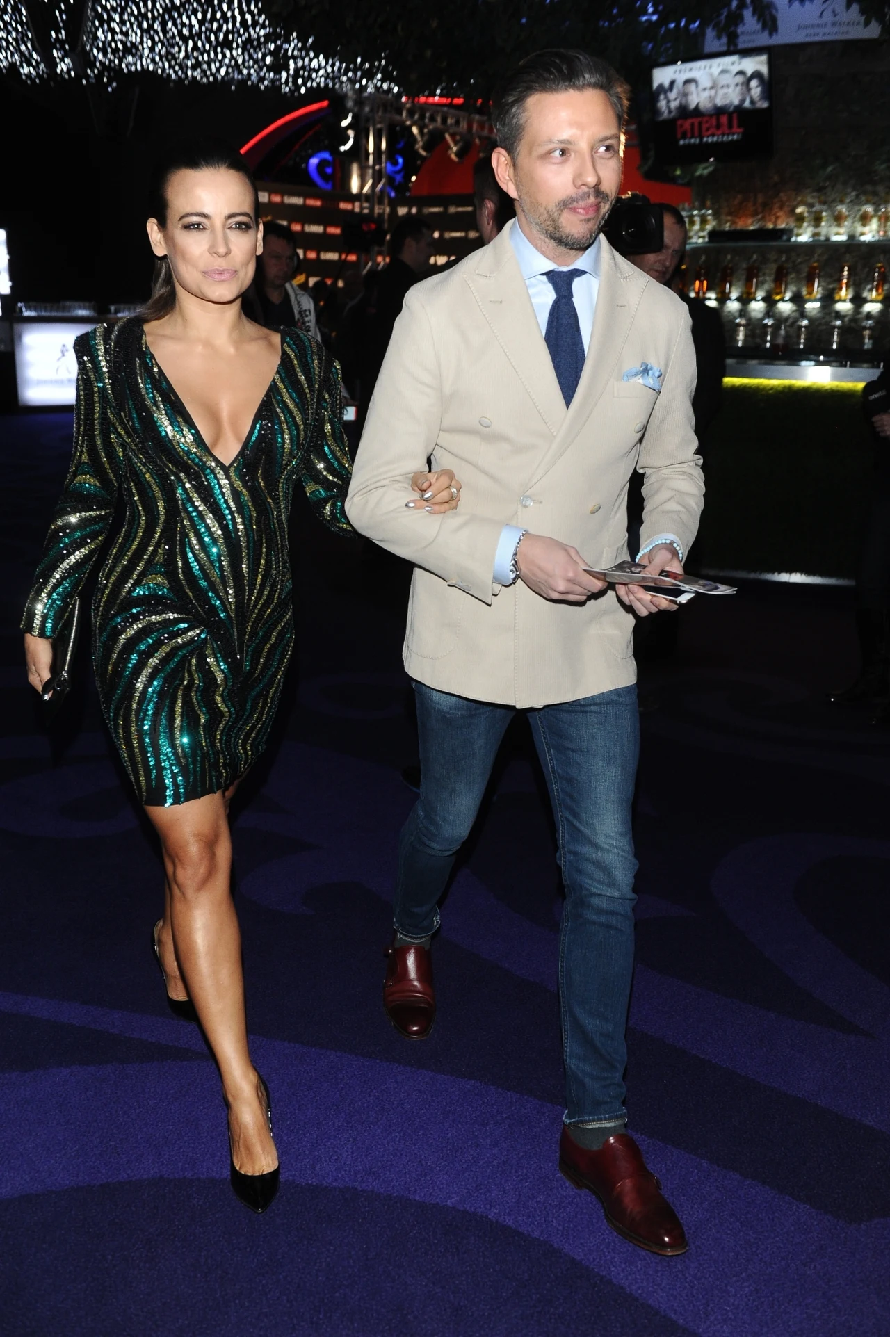 Anna Mucha z partnerem Marcelem Sorą Anna Mucha z partnerem Marcelem Sorą