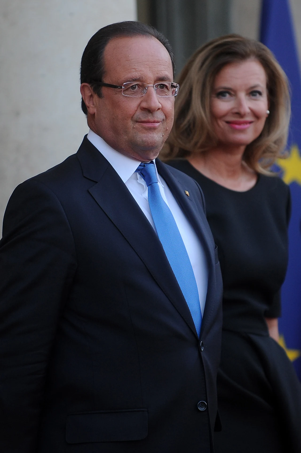 Francois Hollande i Valerie Trierweiler Francois Hollande i Valerie Trierweiler