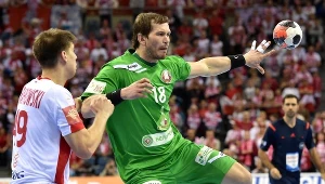 Piotr Chrapkowski (L) i Białorusin Siarhei Shylovich (P)