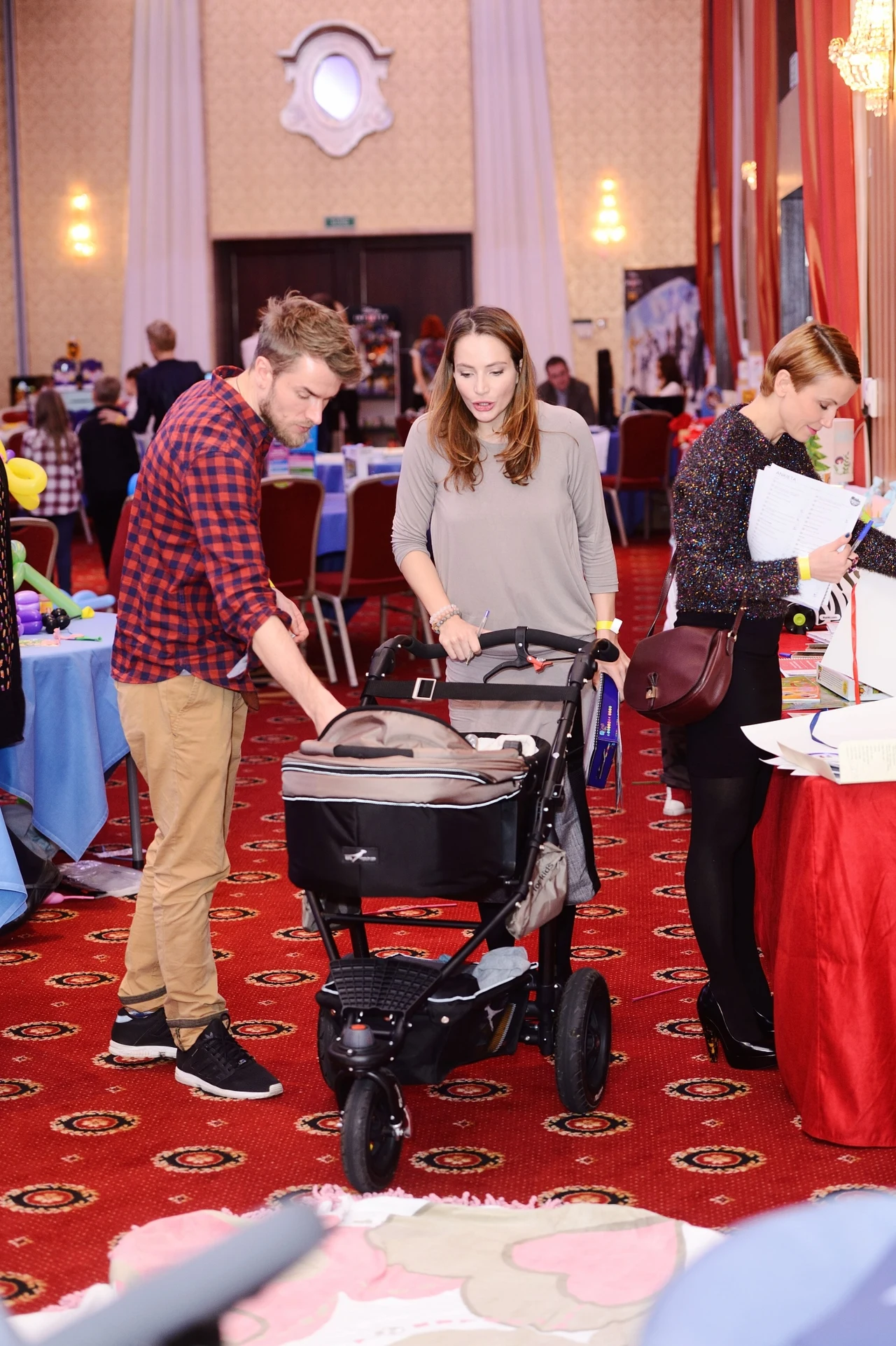 Anna Dereszowska z partnerem i synem Anna Dereszowska z partnerem i synem