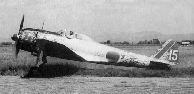 Nakajima Ki-43IIa Hayabusa należący do 64. Sentai