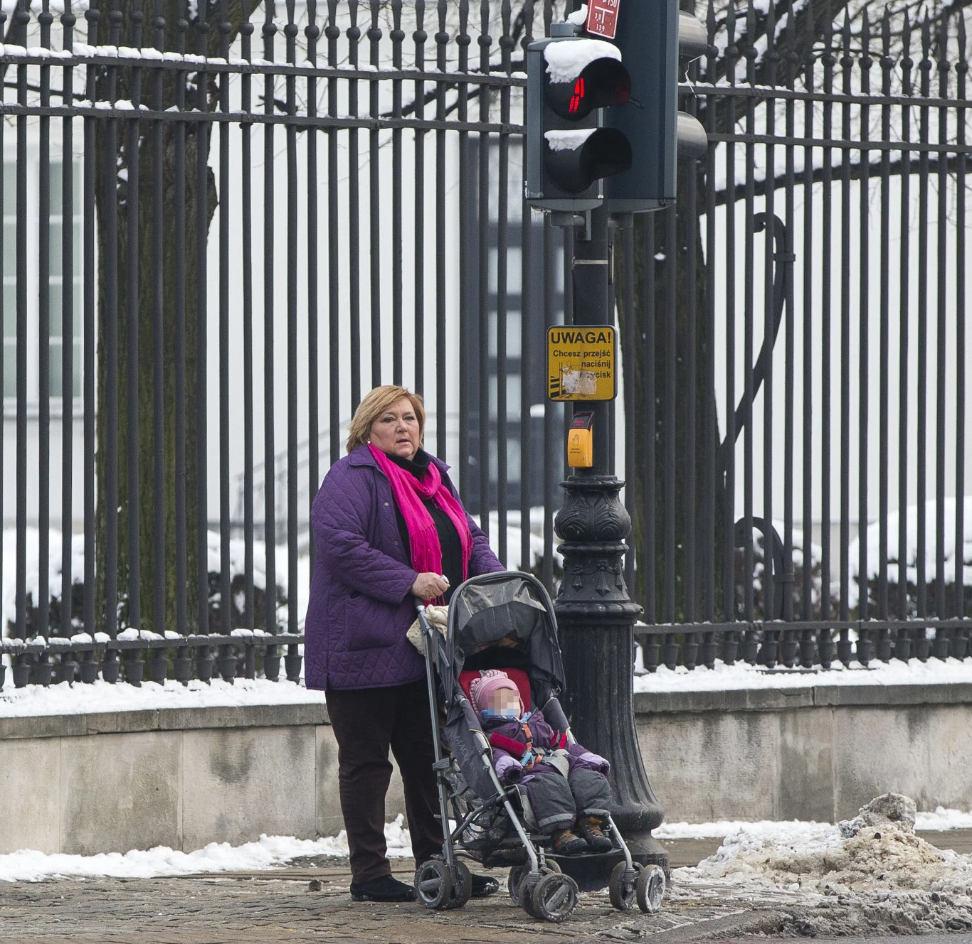 Anna Komorowska z wnuczką