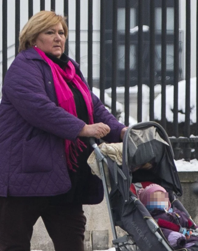 Anna Komorowska z wnuczką