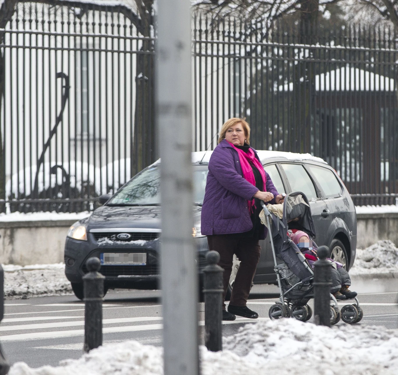Anna Komorowska z wnuczką