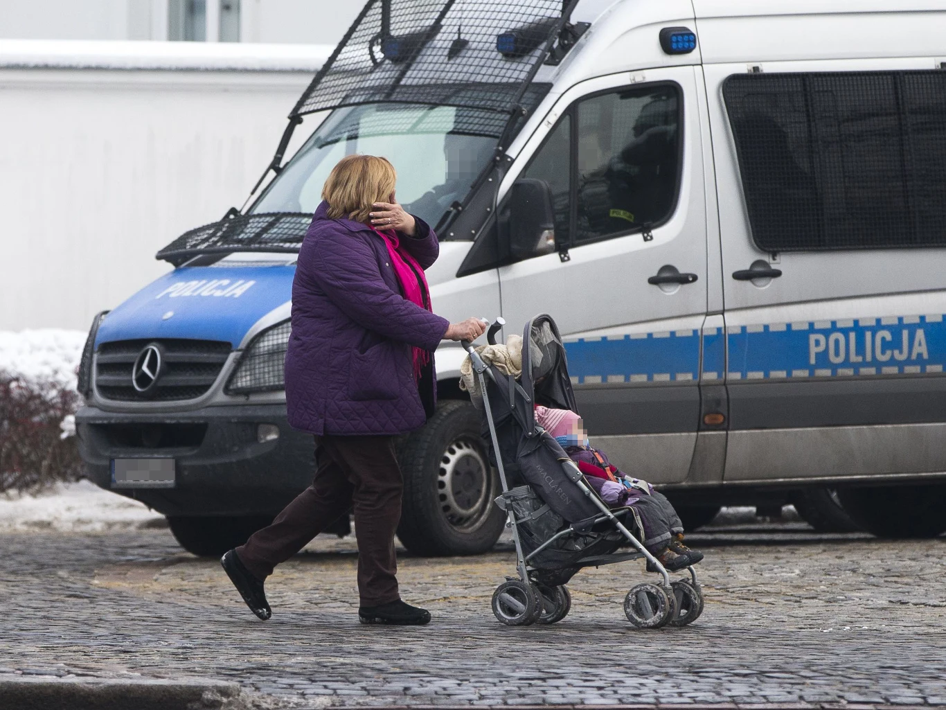 Anna Komorowska z wnuczką